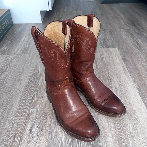 Lucchese Sunset Roper Tan Ranch Hand - Picture 1 of 6